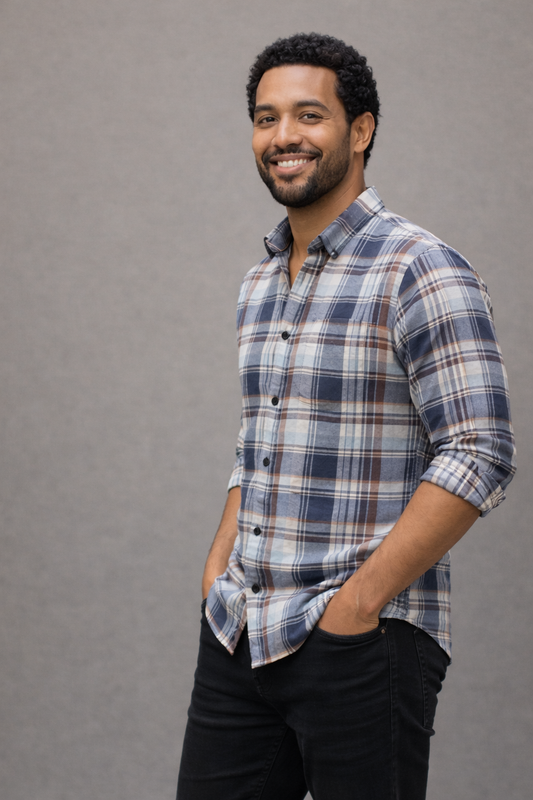 Refined Checked Oxford Shirt