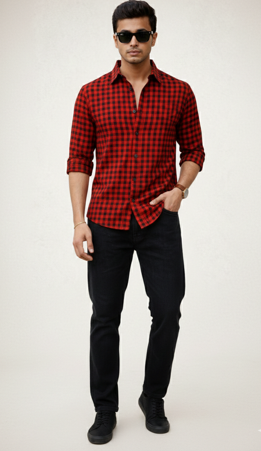 Red Checkered Shirt