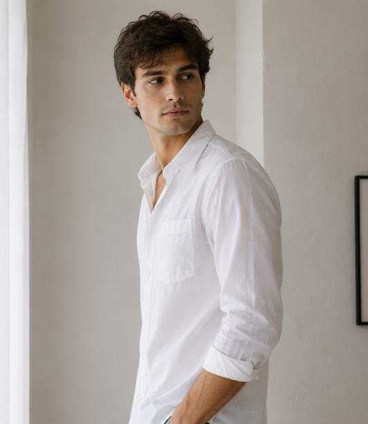 Classic White Casual Shirt