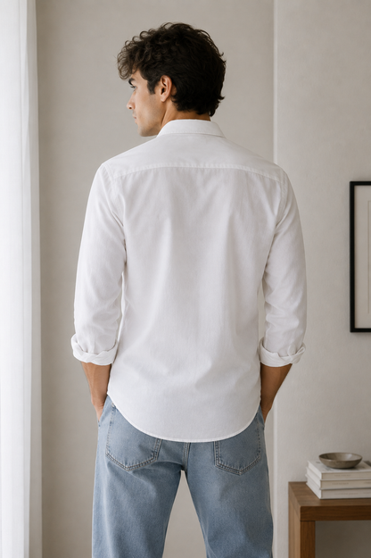 Classic White Casual Shirt