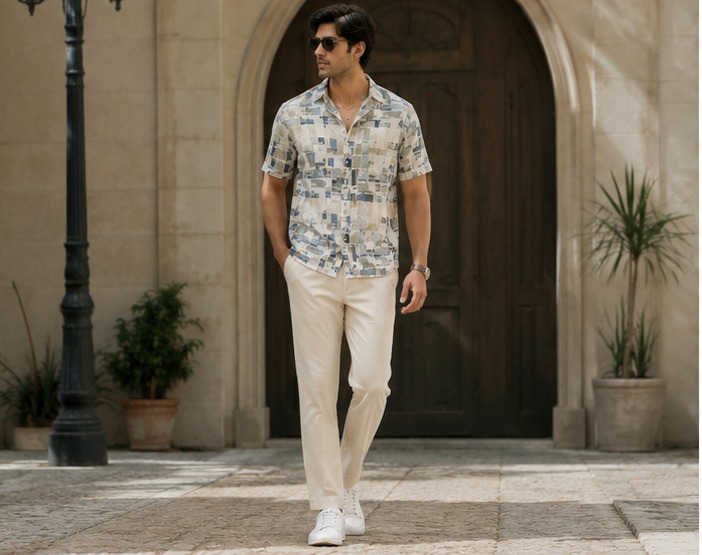 Half Sleeve Printed Shirt