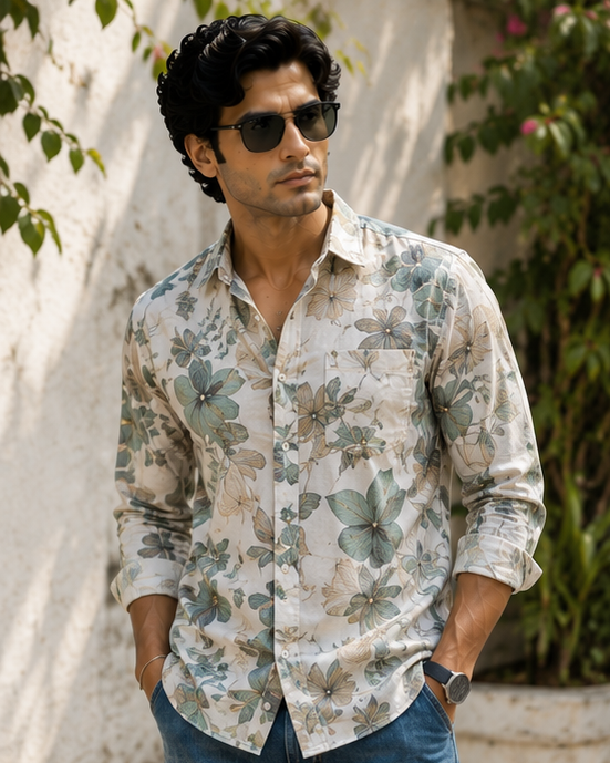 Vintage Garden Floral Shirt
