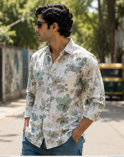 Vintage Garden Floral Shirt