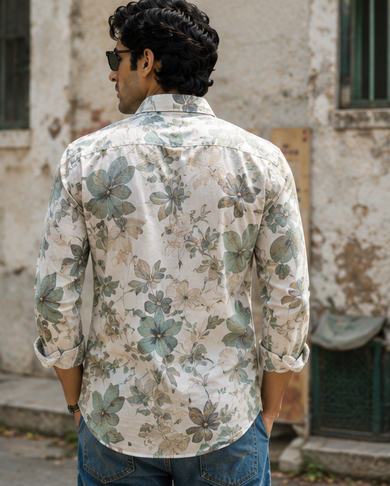 Vintage Garden Floral Shirt