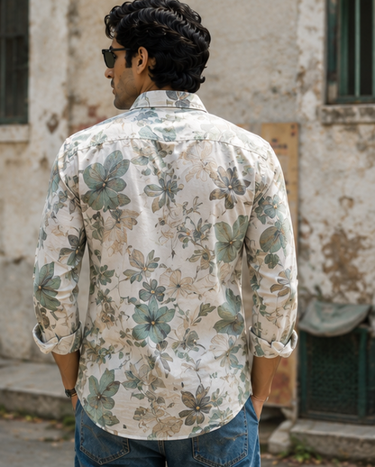 Vintage Garden Floral Shirt