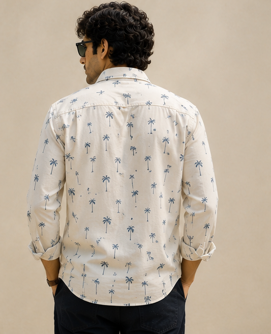 Palm Breeze Printed Shirt