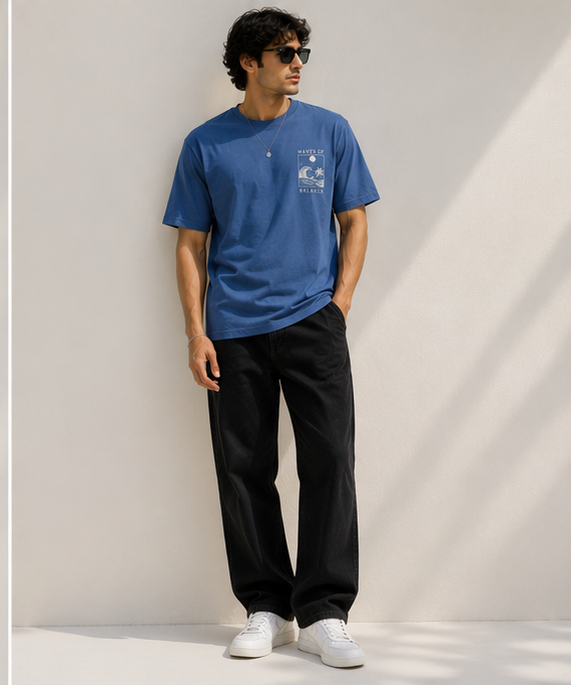 Ocean Waves Graphic Tshirt