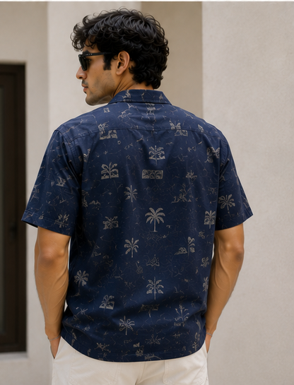 Midnight Botanical Shirt
