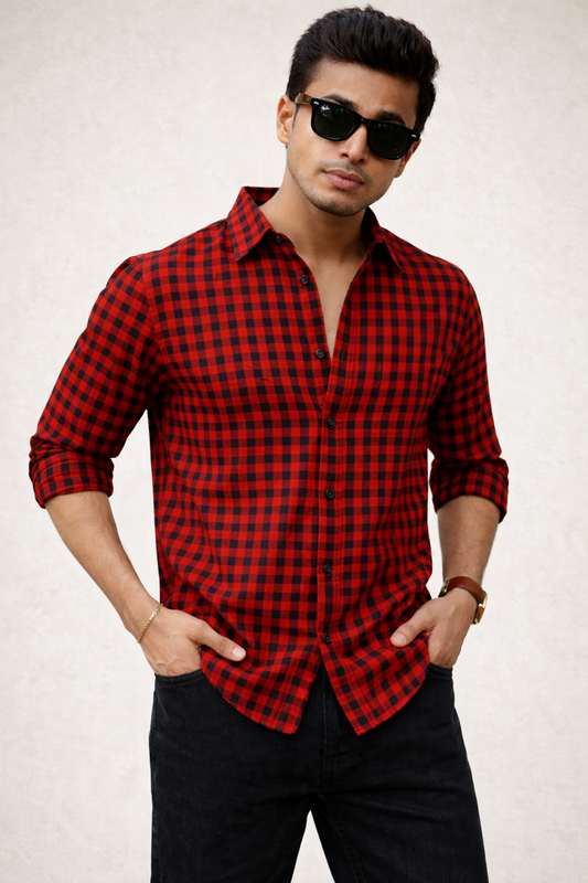 Red Checkered Shirt