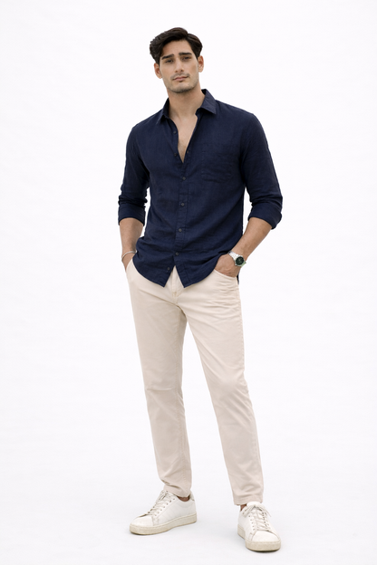 The Classic Navy Shirt