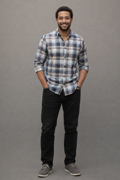 Refined Checked Oxford Shirt