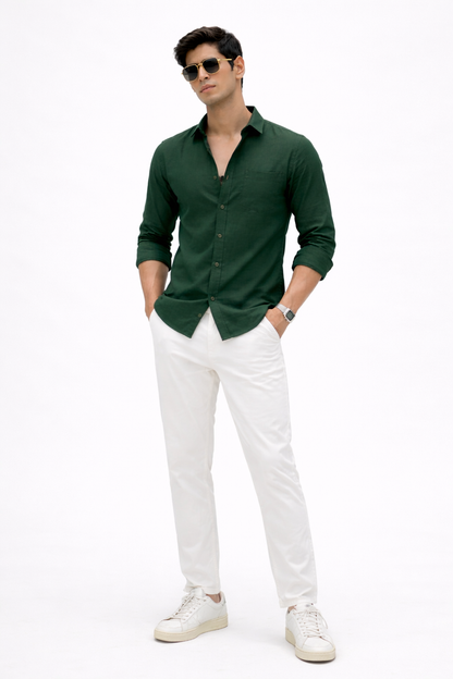 Forest Green Modern Classic Shirt