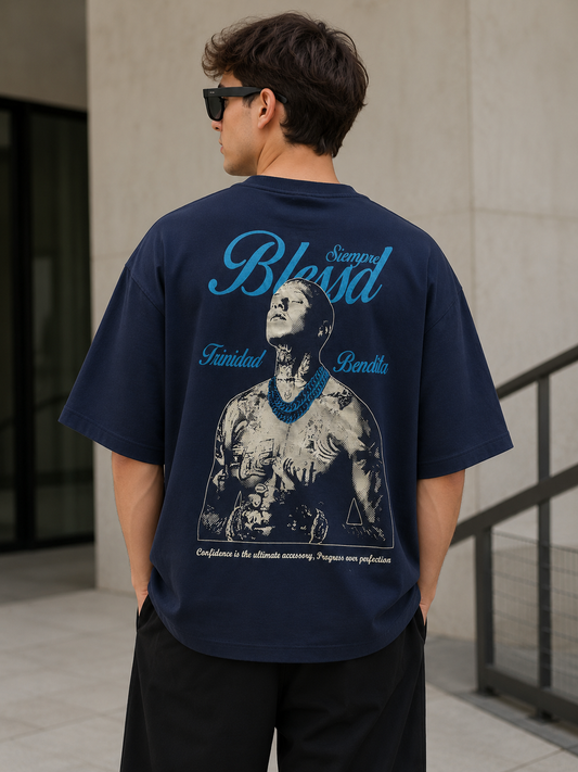 Navy Blue Overszied Tshirt