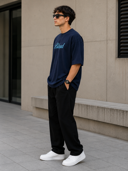Navy Blue Overszied Tshirt