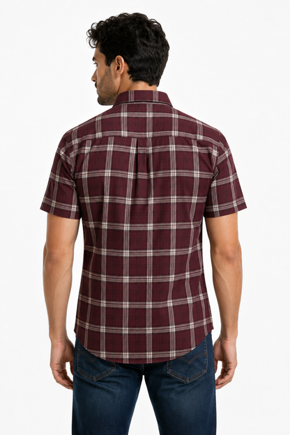 Ribbed Checkerd Shirt