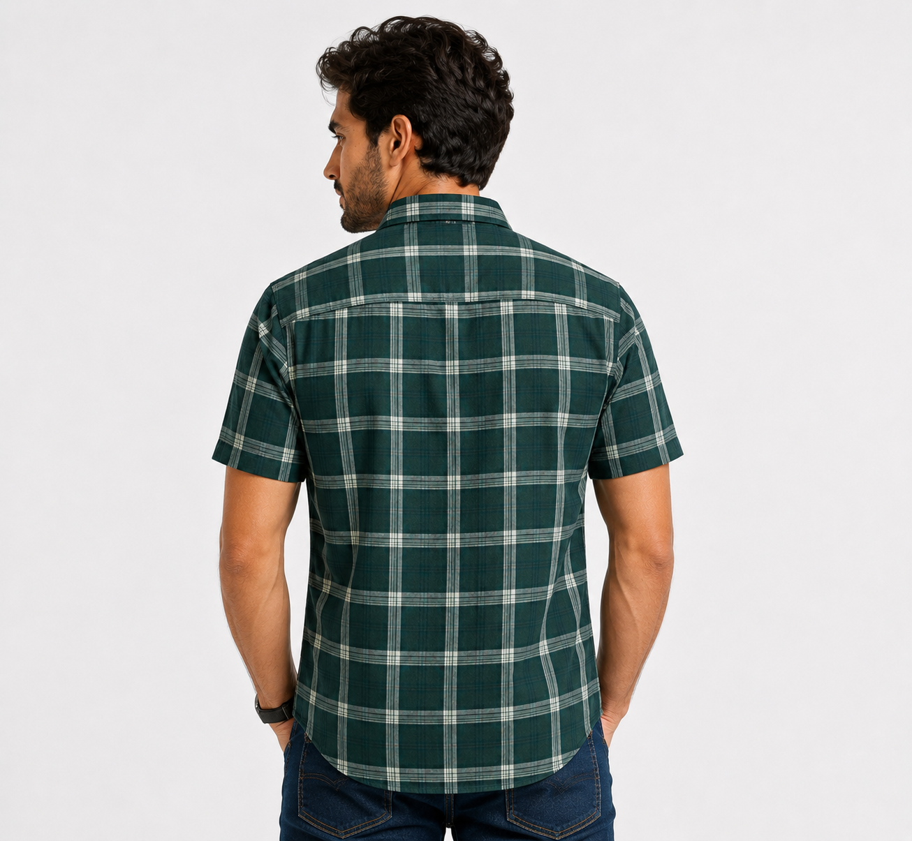 Ribbed Checkerd Shirt