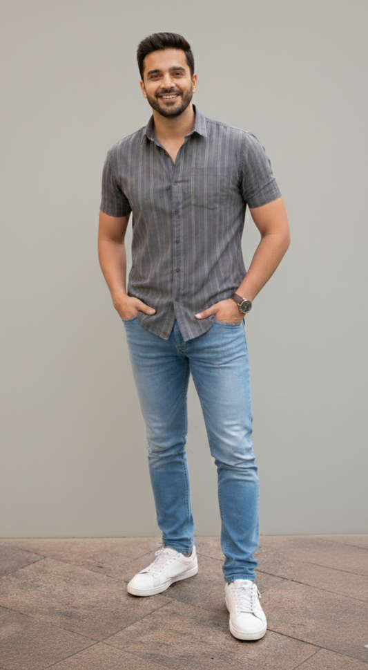 Stripes Short Sleeve Shirt